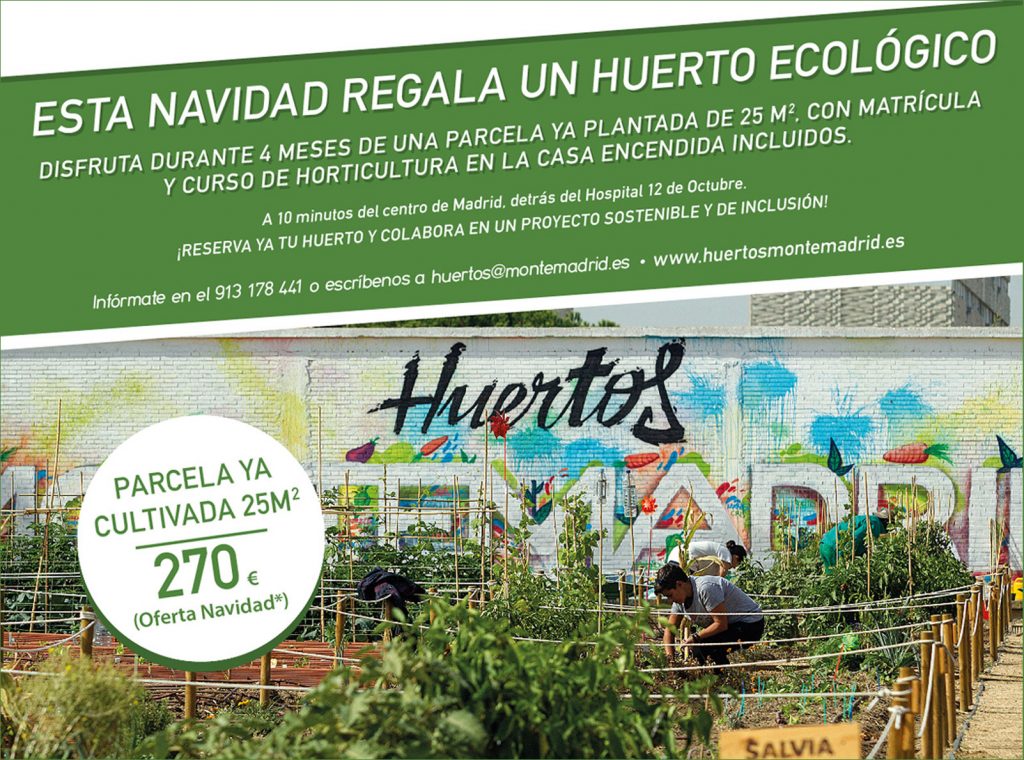 Huertos Montemadrid regalo ecologico