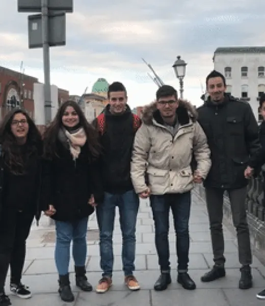 Visitando en destino a nuestros Eurobecarios Erasmus +