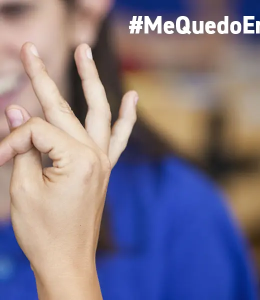 #MeQuedoEnCasa, contenidos culturales y sociales para las personas sordas