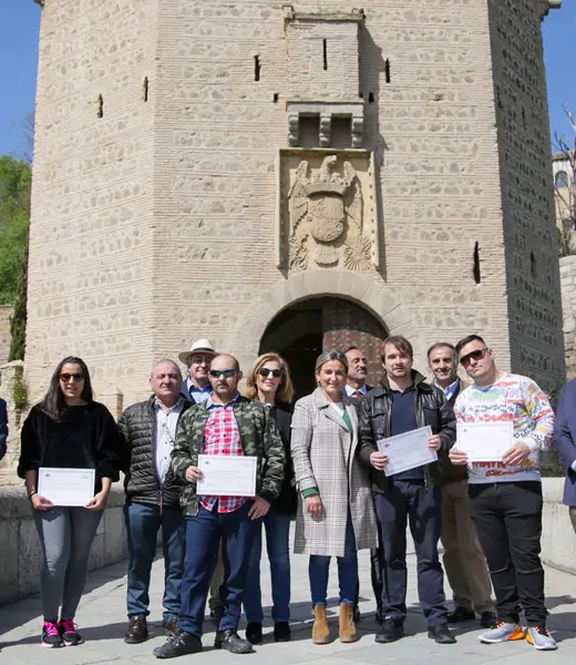 Restauración del torreón del Puente de Alcántara de Toledo
