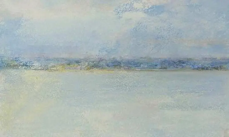 <p>Carmen Laffón. <em>Visión de El Coto desde Sanlúcar</em> (4 obras), 2001-2002</p>