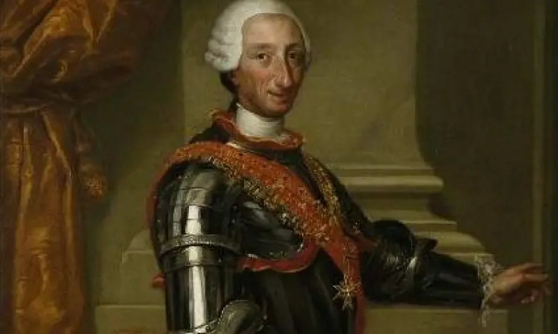 <p>Antonio Rafael Mengs. <em>Retrato de Carlos III</em> (copia), c 1773</p>