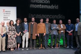 Acto de entrega del X Premio de Poesía Joven RNE y Fundación Montemadrid