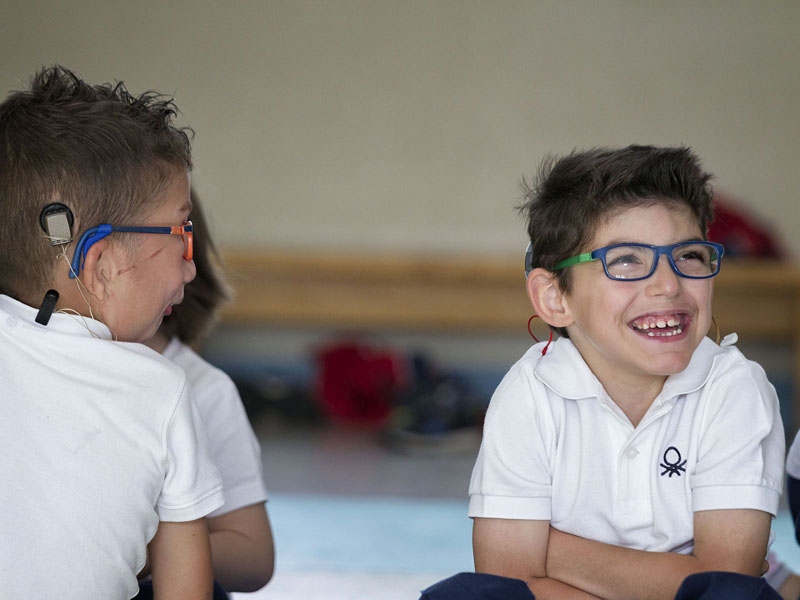 Alumnos del Ponce de León sonriendo. @mjberrocal