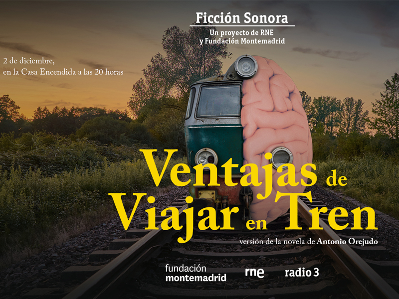 Cartel Ficción Sonora Ventajas de viajar en tren